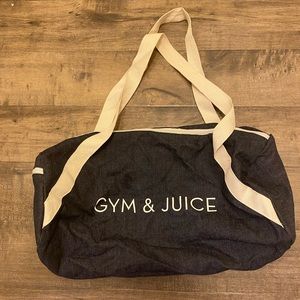 Gym and Juice duffel bag
